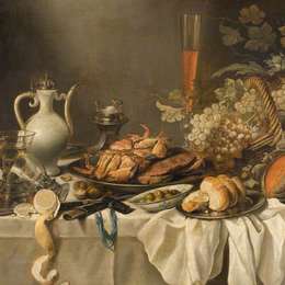 《静物》彼得·克莱兹(Pieter Claesz)高清作品欣赏