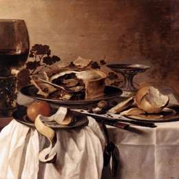 《静物》彼得·克莱兹(Pieter Claesz)高清作品欣赏