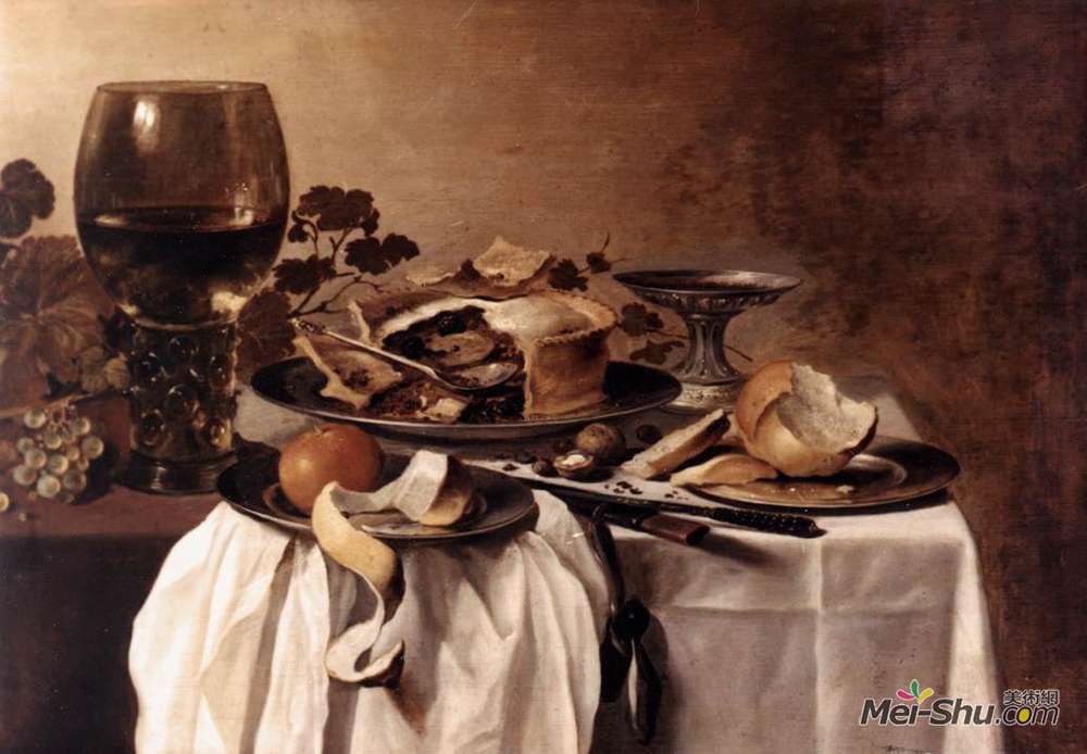 《静物》彼得·克莱兹(pieter claesz)高清作品欣赏