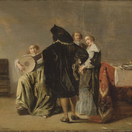 《琵琶播放器》彼得·柯德(Pieter Codde)高清作品欣赏