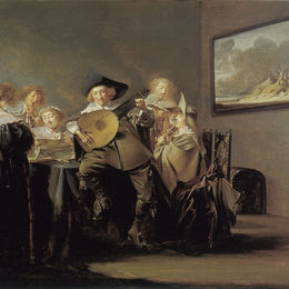 《快乐公司》彼得·柯德(Pieter Codde)高清作品欣赏