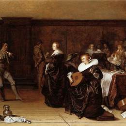 《音乐公司》彼得·柯德(Pieter Codde)高清作品欣赏