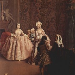 《演示》彼得罗·隆吉(Pietro Longhi)高清作品欣赏