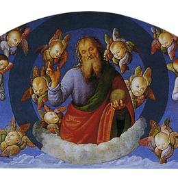 彼得罗·贝鲁吉诺(Pietro Perugino)高清作品:Polyptych of St. Peter (Eternal B