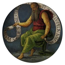 彼得罗·贝鲁吉诺(Pietro Perugino)高清作品:Polyptych of St. Peter (Prophet I