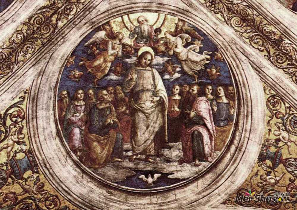 盛期文艺复兴 类型:宗教绘画 标签:基督教,圣徒和使徒,神圣三位一体
