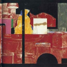 《书桌谋杀案》罗那德?布路克斯?齐塔伊(R. B. Kitaj)高清作品欣赏
