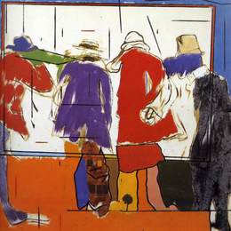 《友谊与背叛的阴影》罗那德?布路克斯?齐塔伊(R. B. Kitaj)高清作品欣赏