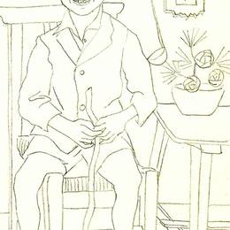 《坐着的男孩》拉斐尔·萨巴莱塔(Rafael Zabaleta)高清作品欣赏