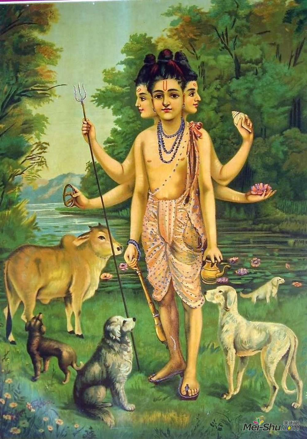 拉贾·拉维·瓦尔马(raja ravi varma)高清作品欣赏更多印度艺术家