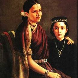 拉贾·拉维·瓦尔马(Raja Ravi Varma)高清作品:Mrs. Ramanadha Rao