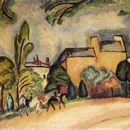 《骑手》劳尔·杜飞(Raoul Dufy)高清作品欣赏