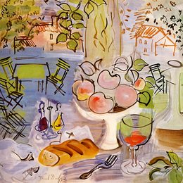 《静物》劳尔·杜飞(Raoul Dufy)高清作品欣赏