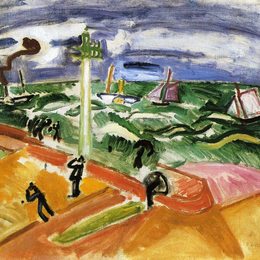 《风暴圣地址》劳尔·杜飞(Raoul Dufy)高清作品欣赏