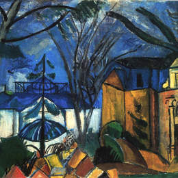 《植物园》劳尔·杜飞(Raoul Dufy)高清作品欣赏
