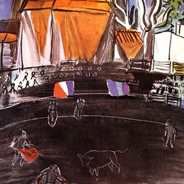 《斗牛》劳尔·杜飞(Raoul Dufy)高清作品欣赏