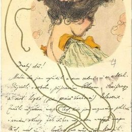 《女孩们围成一圈》拉斐尔基什内尔(Raphael Kirchner)高清作品欣赏