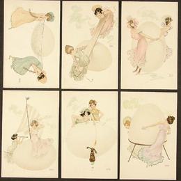 《复活节快乐》拉斐尔基什内尔(Raphael Kirchner)高清作品欣赏