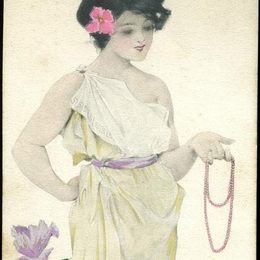 《雅典少女》拉斐尔基什内尔(Raphael Kirchner)高清作品欣赏