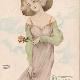 《爱花》拉斐尔基什内尔(Raphael Kirchner)高清作品欣赏