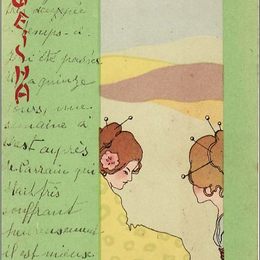 《艺妓》拉斐尔基什内尔(Raphael Kirchner)高清作品欣赏