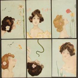 《太阳女性》拉斐尔基什内尔(Raphael Kirchner)高清作品欣赏