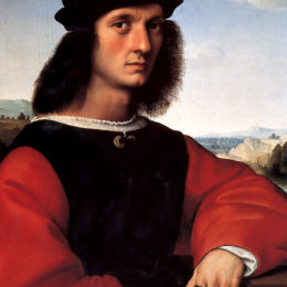 拉斐尔(Raphael)高清作品:Portrait of Agnolo Doni