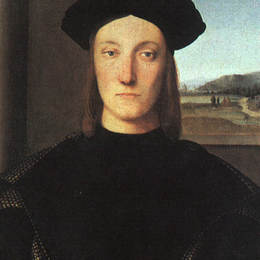 拉斐尔(Raphael)高清作品:Portrait of Guidobaldo da Montefeltro, Duke of Urbino