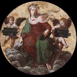 拉斐尔(Raphael)高清作品:Theology, from the Stanza della Segnatura