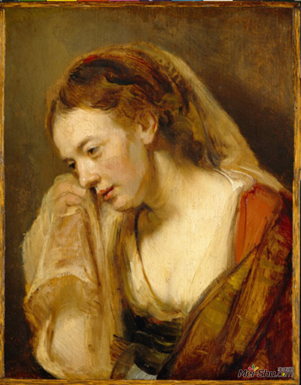 《哭泣的女人》伦勃朗(rembrandt)高清作品欣赏