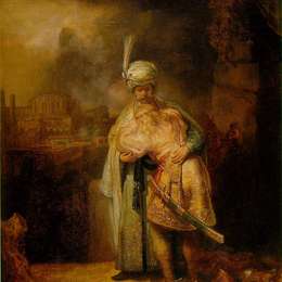 《戴维和乔纳森》伦勃朗(Rembrandt)高清作品欣赏