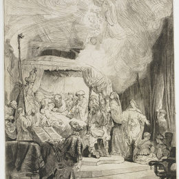 《圣母之死》伦勃朗(Rembrandt)高清作品欣赏