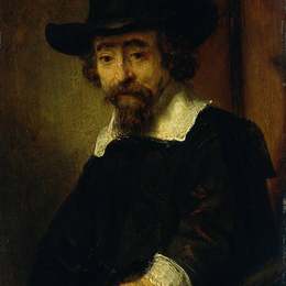 伦勃朗(Rembrandt)高清作品:Dr Ephraim Bueno, Jewish Physician and Writer