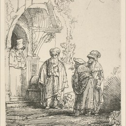 《雅各与拉班》伦勃朗(Rembrandt)高清作品欣赏