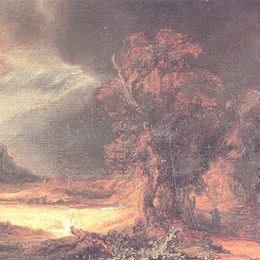 伦勃朗(Rembrandt)高清作品:Landscape with the Good Smaritan