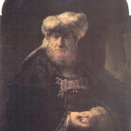 《男子在东方服饰》伦勃朗(Rembrandt)高清作品欣赏