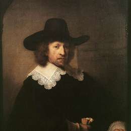 伦勃朗(Rembrandt)高清作品:Portrait of Nicolas van Bambeeck