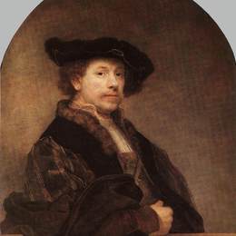 《自画像》伦勃朗(Rembrandt)高清作品欣赏
