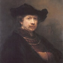 《自画像》伦勃朗(Rembrandt)高清作品欣赏