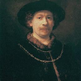 《自画像》伦勃朗(Rembrandt)高清作品欣赏