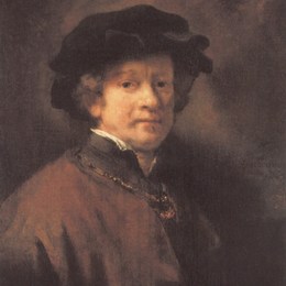 《自画像》伦勃朗(Rembrandt)高清作品欣赏