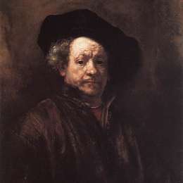 《自画像》伦勃朗(Rembrandt)高清作品欣赏