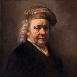 《自画像》伦勃朗(Rembrandt)高清作品欣赏