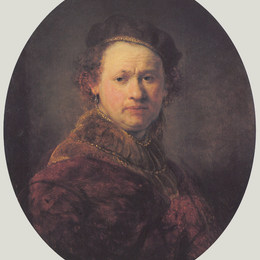 《自画像》伦勃朗(Rembrandt)高清作品欣赏