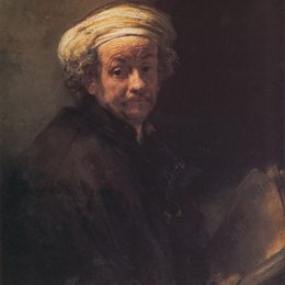 《作为使徒保罗的自画像》伦勃朗(Rembrandt)高清作品欣赏