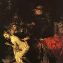 《苏珊娜与长者》伦勃朗(Rembrandt)高清作品欣赏