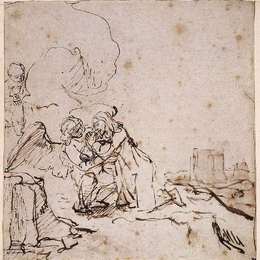 《花园里的痛苦》伦勃朗(Rembrandt)高清作品欣赏