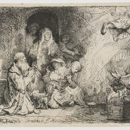 《离开托比亚斯家族的天使》伦勃朗(Rembrandt)高清作品欣赏