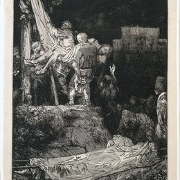 《火炬的十字架下降》伦勃朗(Rembrandt)高清作品欣赏