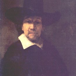 《诗人Jeremia de Decker》伦勃朗(Rembrandt)高清作品欣赏